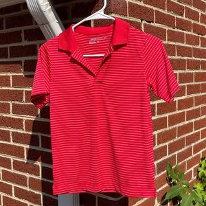Kids Red Nike Golf Shirt